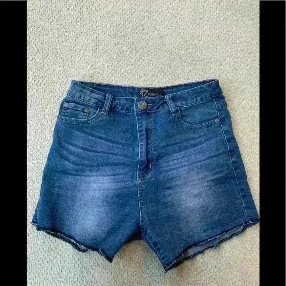 Rock and Royal Classic denim jean shorts.